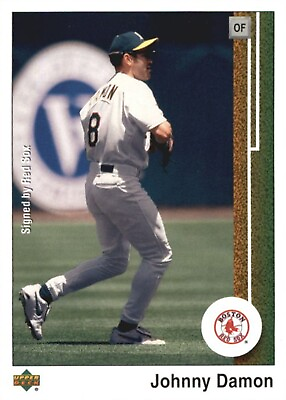#ad 2002 UD Authentics #54 Johnny Damon Oakland Athletics Boston Red Sox $1.49