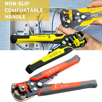 #ad Self Adjustable Automatic Wire Stripper Pliers Cutter Crimping Terminal Tool $13.99