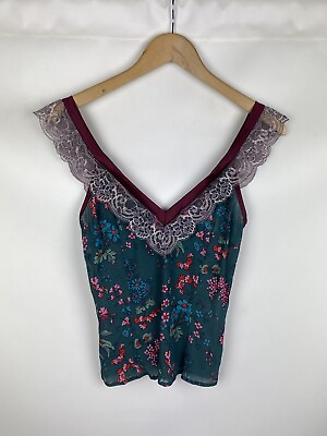 #ad Damp;G Dolce amp; Gabbana ladies silk floral pattern tank top blouse size 26 40 $85.00