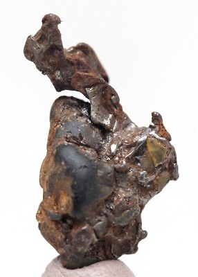 #ad RARE Admire Iron Meteorite Specimen Pallasite Skeleton Olivine Meteor KANSAS $34.99