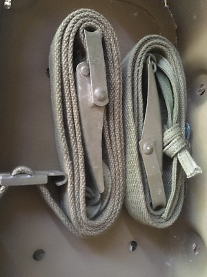 #ad 2 Webbing straps green olive drab army US Military OD $21.00