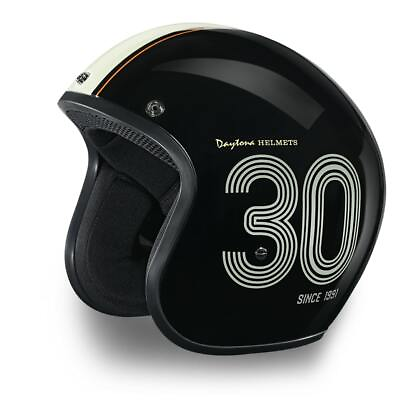 #ad Daytona Helmets CRUISER DAYTONA 30TH Vespa DOT Motorcycle Helmet $50.38