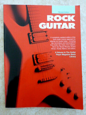 #ad Rock Guitar Instruction Book Guitar Player Library Van Halen Clapton Vai $5.00