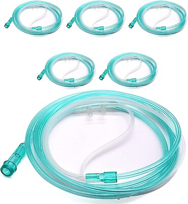 #ad Global Medical Products 7FT Adult Sta Soft Nasal Oxygen Cannulas QTY 5 $9.79
