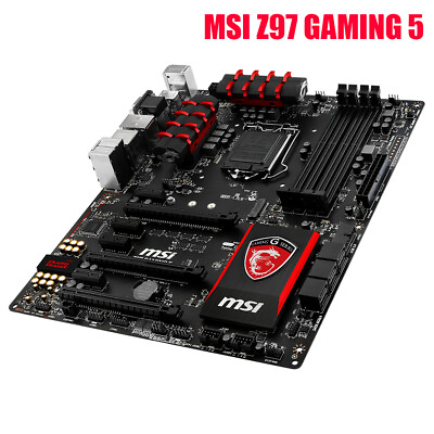 FOR MSI Z97 GAMING 5 LGA 1150 SATA3 USB3.0 DDR3 VGA HDMI ATX Motherboard $132.00