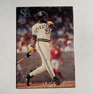 #ad Barry Bonds 1992 Sports Report #7 Pittsburgh Pirates $0.99