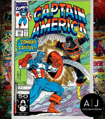 #ad Captain America #393 NM 9.4 1991 $3.95