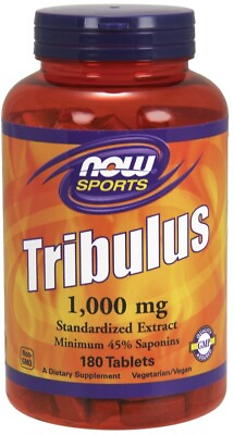 #ad NOW Foods Tribulus Terrestris Extract Tablets 45% Saponins Energy 2 SIZES $28.76