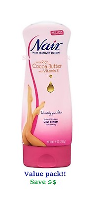 #ad Nair Hair Remover Lotion For Legs Body Cocoa Butter With Vitamin E 9 oz $37.77
