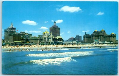 #ad Postcard Skyline of Atlantic City $3.46