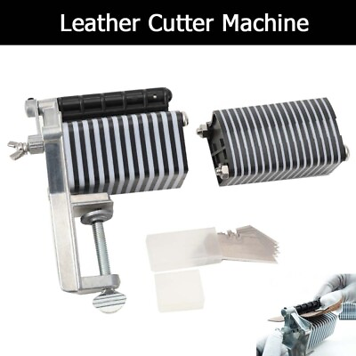 #ad Leather Cutting Machine Manual Die Lace Cutter Leather Strip Strap Cutting Tools $37.99