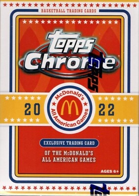 #ad 2022 Topps Chrome McDonald#x27;s All American Games Basketball Cards Blaster Box $14.44