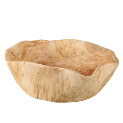 #ad Household Fruit Bowl Wooden Candy Dish Fruit Plate Wood Carving Root Fruit Plat AU $46.99