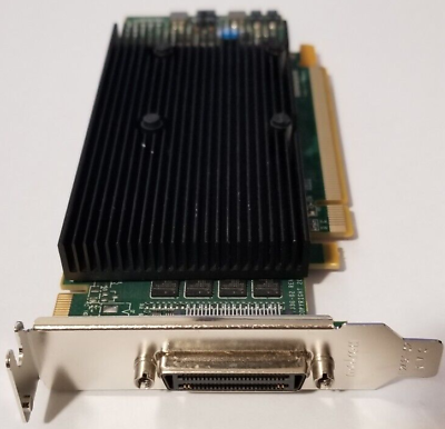 #ad Matrox MGI M9140 E512LAF 512MB Graphics Card Quad Out PCIe x16 $12.00