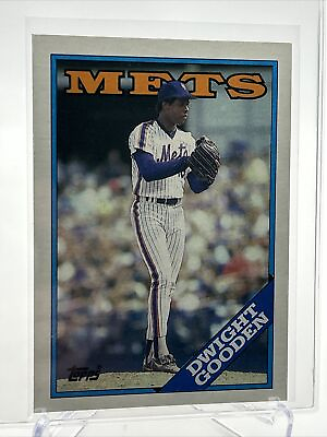 #ad 1988 Topps Dwight Gooden Baseball Card #480 Mint FREE SHIPPING $1.25