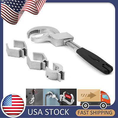 #ad Multifunctional Adjustable Wrench Open End Wrench Bathroom Repair Tool MKT Pack $20.63