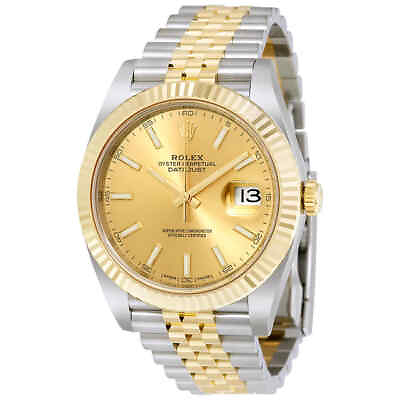 #ad Rolex Datejust Champagne Dial Steel and 18K Yellow Gold Jubilee Men#x27;s Watch $18112.50