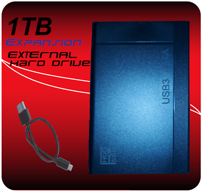 #ad #ad Ps4 All External Hard Drive 1TB 500GB 750GB 1TB USB 3.0 PC Extended Gaming $37.99