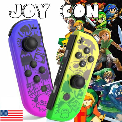 #ad For Nintendo Switch Joy Con Left Right Wireless Bluetooth Gamepad Joy Con Sticks $27.99