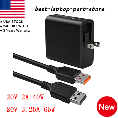 AC Adapter Laptop Charger Power For Lenovo Yoga 900 900 13ISK 900 13ISK2 13.3quot; $14.99