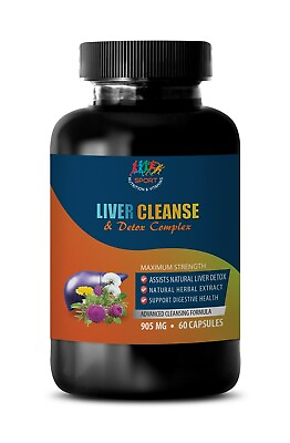 #ad liver and kidney health Liver Cleanse and Detox 905mg antioxidant formula 1B $20.45
