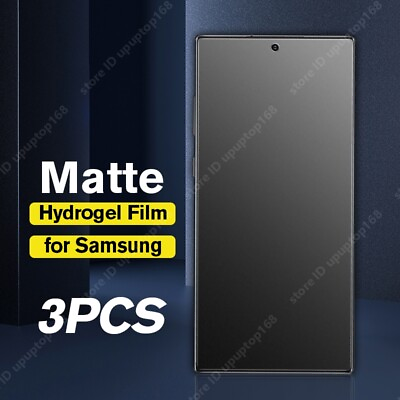 #ad Matte Soft Hydrogel Screen Protector For Samsung S24 S23 Ultra S22 S21 FE Film $5.39