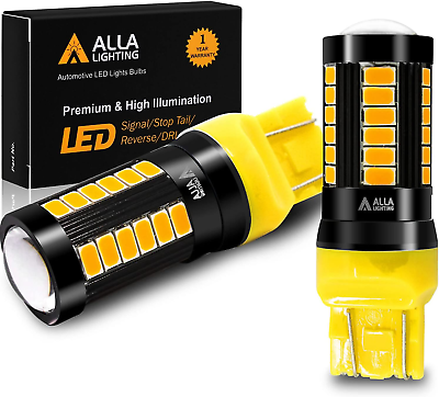 #ad 2800Lm 7440 7443 LED Turn Signal Lights Bulbs Amber Yellow T20 7440NA 7444NA 74 $40.90