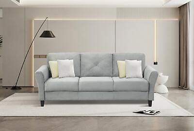 #ad Fashionable living room sofa for 3 people gray fabric $433.38
