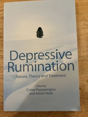 #ad Depressive Rumination: Nature Theory an... by Adrian Wells Paperback $10.00