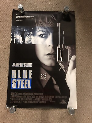 #ad BLUE STEEL Original Theatrical Movie Poster Curtis Silver ROLLED $7.99