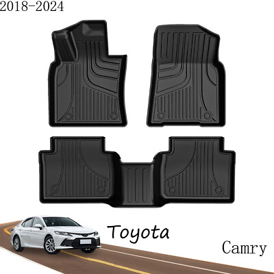 #ad For Toyota Camry 2018 2024 Car Floor Mats OR Trunk Mat Cargo Liner Rubber Carpet $49.99