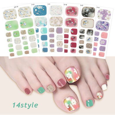 #ad Toe Manicure Art Nail Sticker Nail Decorations Sparkling Nail Stickers DIY INS C $0.99