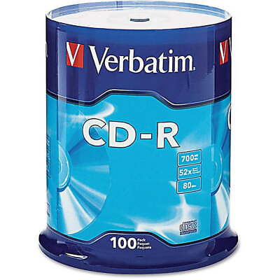 #ad CD R Discs 700MB 80min 100 Pack Spindle $22.43