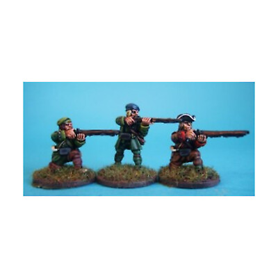 #ad AW Minis French Indian War 28mm British Rangers Firing Pack New $19.95
