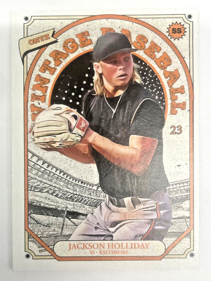 #ad Jackson Holliday 2023 Onyx Vintage Baseball Orioles $5.99