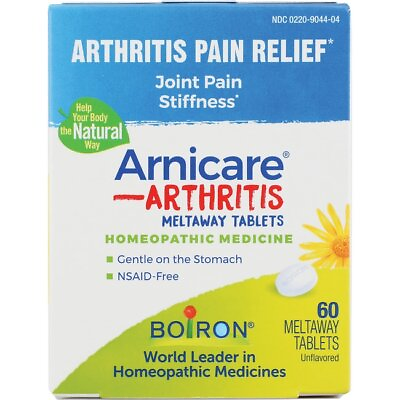 #ad Boiron Arnicare Arthritis Meltaway Tablets Unflavored 60 Tabs $11.28