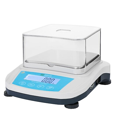 #ad U.S. Solid Analytical Balance 3000 x 0.01 g 10mg Precision Scale RS232 Interface $118.70
