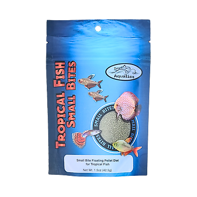 #ad Tropical Fish Small Bites Floating Daily Diet for Aquarium Fish 1.5 oz $6.99