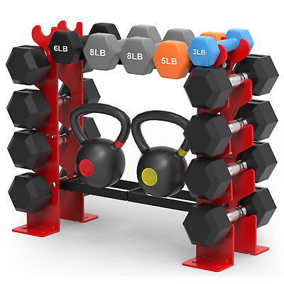 #ad Weight Rack Stand dumbbell rack stand only weight rack 5 Tier 450LBS Capacity $44.99