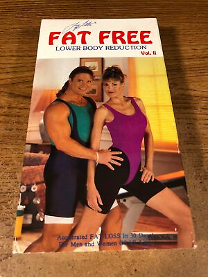 #ad Fat Free Lower Body Reduction VHS VCR Video Tape Used Tony Little $5.95