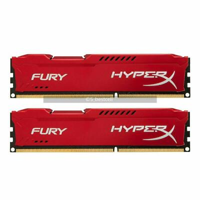 #ad HyperX FURY DDR3 1600 MHz 16 GB 2x 8GB 4 GB PC3 12800U Desktop Gaming Memory $26.99