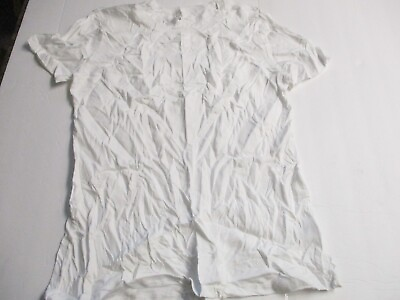#ad Womens white t shirt sz s $9.99