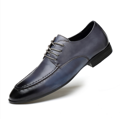 #ad Retro Lace Up Business Party Casual Formal Dress Real Leather Mens Flats Shoes 9 $109.19
