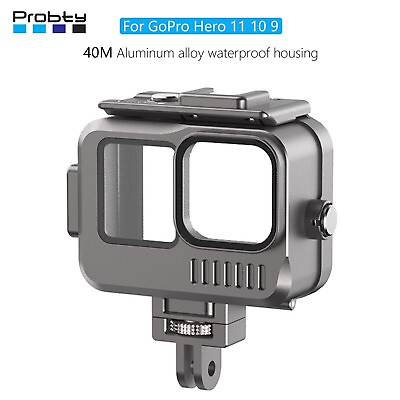 #ad Aluminum Alloy 40M Protective Shell Waterproof Case for Go Pro Hero 11 10 9 AU $67.15