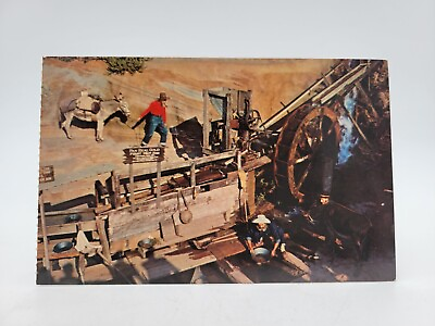 #ad Knott#x27;s Berry Farm Ghost Town Gold Mine Old West Donkey Miner Vintage Postcard $2.99