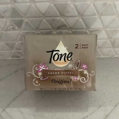 #ad New Tone Cocoa Butter Bar Soap 2 Pack Each 4.25 oz Sealed $59.00