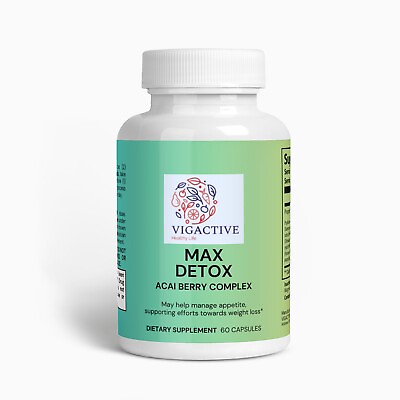 #ad Max Detox Acai detox Supports healthy Digestion Colon Health Nourishes Liver $22.49