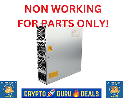 #ad 🔥 NON WORKING APW12 PSU for PARTS ONLY🔥 Antminer S19 S19 Pro T19 USASELLER $55.00