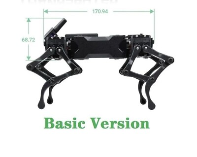 #ad Waveshare WAVEGO Basic Version 12DOF Quadruped Robot Bionic Dog 5MP Camera Fan C $1148.90