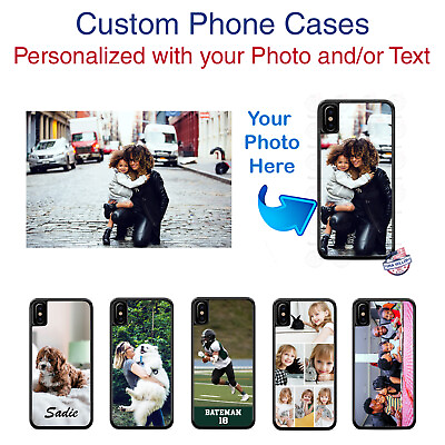 #ad Personalized Image Photo Picture Custom Phone Case Cover for iPhone Samsung gift $18.98